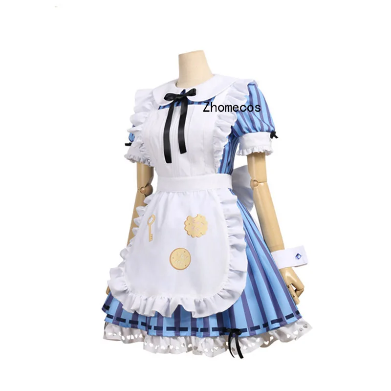 Zhomecos Amine BanG Dream Hanazono Tae костюм для косплея платье горничной полный комплект женщин