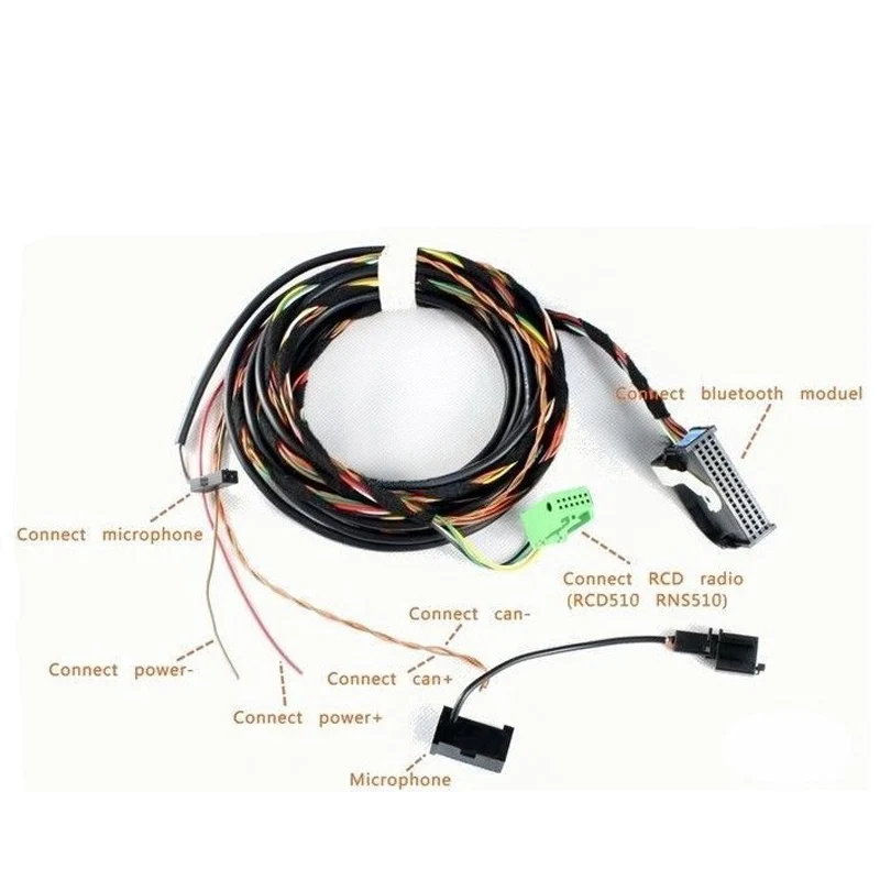 Biurlink автомобильный Bluetooth-адаптер для кабеля VW RCD510 RNS510 RNS315 1k8035730D | Автомобили и