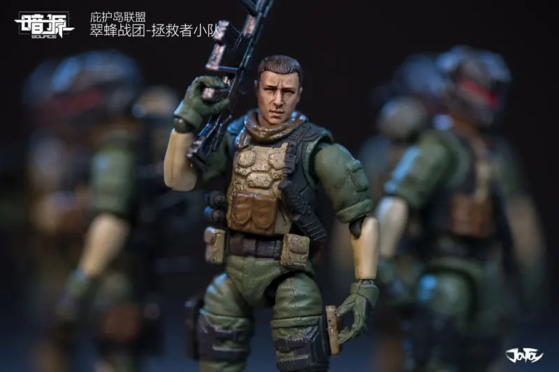 1/25 JOYTOY экшн-модель аниме Военные солдаты фигурки Набор (5 шт./лот) коллекционные