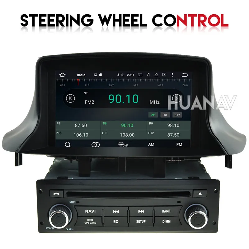 Автомагнитола 2 din DVD плеер gps навигация Мультимедиа для Renault Megane 3 Fluence gps Android 8,0 8 ядерный автостерео