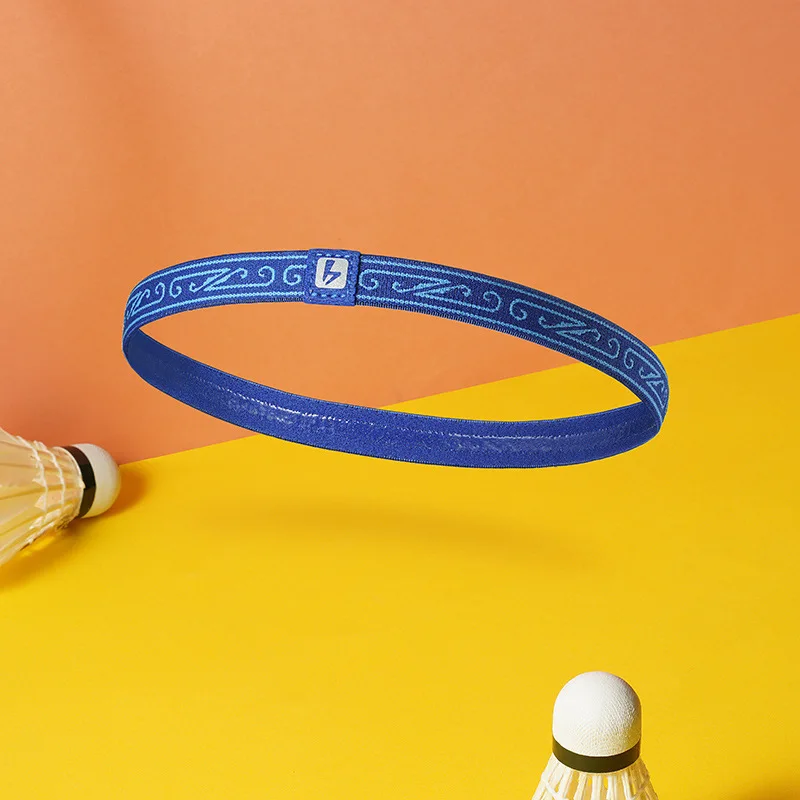 Спортивная повязка пот влагу пот-доказательство оголовье Мужчины Женщины Бег yoga платок Баскетбол фитнес антиперспирант повязка на голову - Цвет: Синий