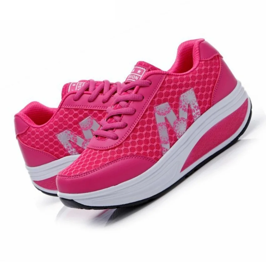 Женская обувь для бега Кроссовки на платформе zapatos mujer Брендовые низкие кроссовки