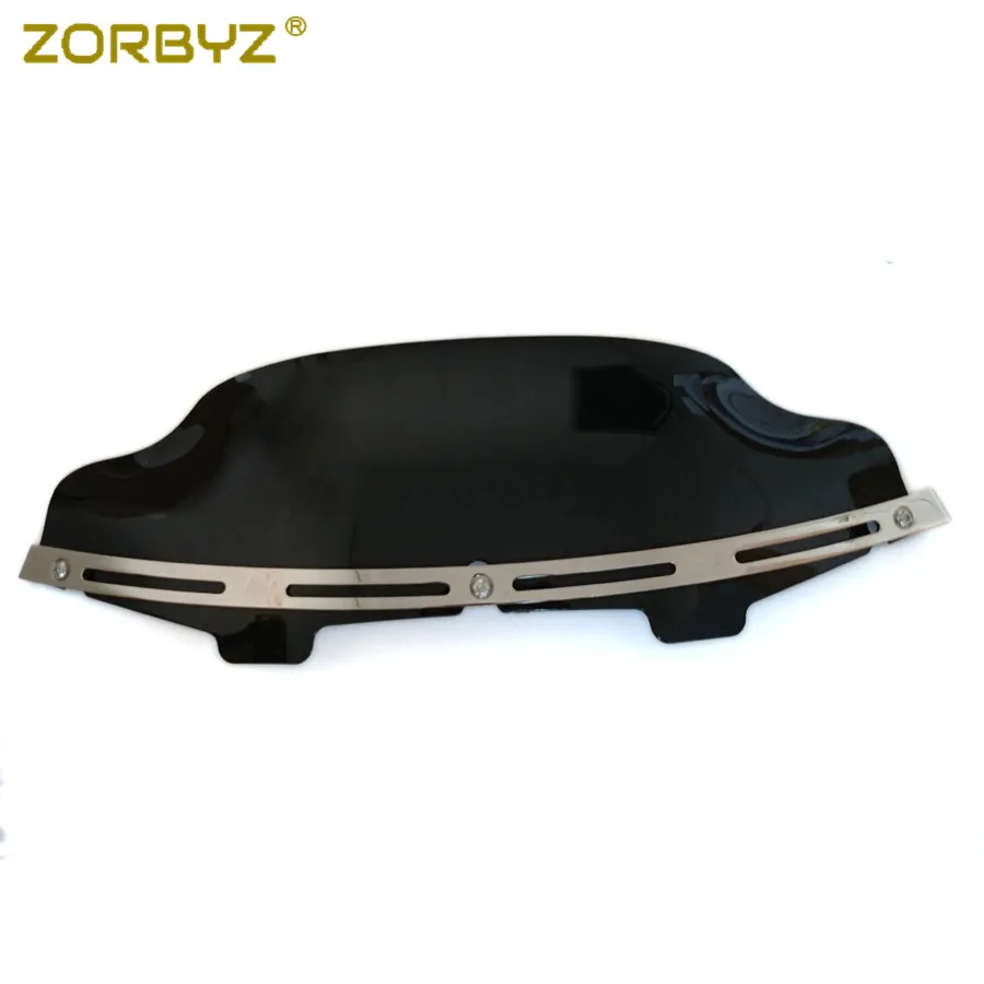 ZORBYZ шлицевая отделка + 6 &quotЧерное Лобовое стекло обтекателя ветрового стекла для