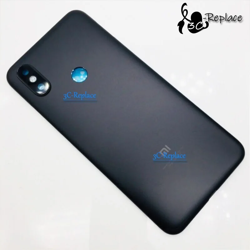 5,99 дюймов для Xiaomi mi A2 mi A2 задняя Батарея крышка дверца батарейного Корпус задняя Стекло Запчасти для Xiaomi mi 6X mi 6X