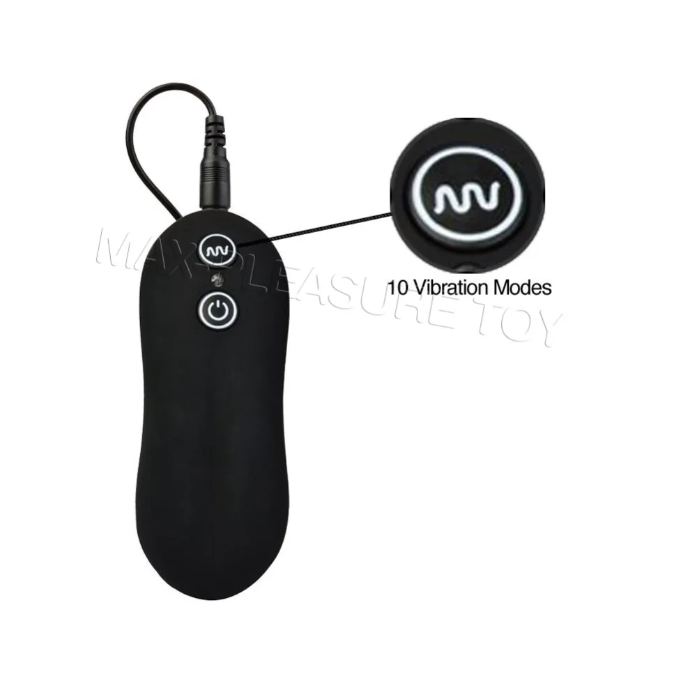 Массажер простаты 10 режимов вибратор для мужчин силиконовая Анальная пробка