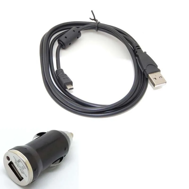 USB AC стены/автомобиля адаптер питания зарядное устройство+ ПК кабель для Nikon Coolpix S2500 S205 P520 S100 P330 P320 P310 P300