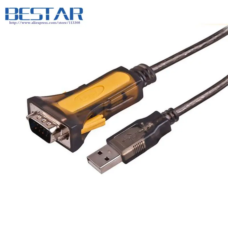 USB к RS232 RS 232 COM Port Серийный PDA 9 DB9 pin кабель адаптер 1 5 м футов с чипом для Windows 7 8 32 64