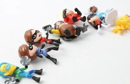 2018 хит продаж Суперсемейка 2 модели Мультяшные мини фигурки из ПВХ миниатюрные