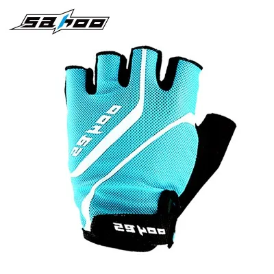 SAHOO Half finger нескользящие перчатки для верховой езды силикагель пальмовый коврик