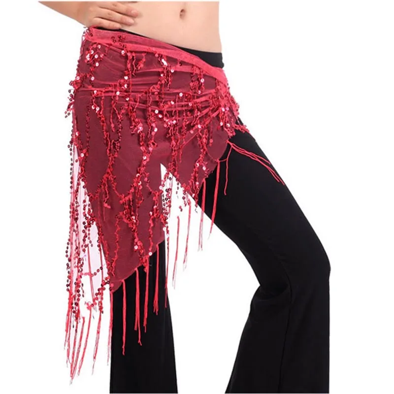 Женский сетчатый треугольный шарф для танца живота|hip scarf|belly dance wrapbelly hip scarf |