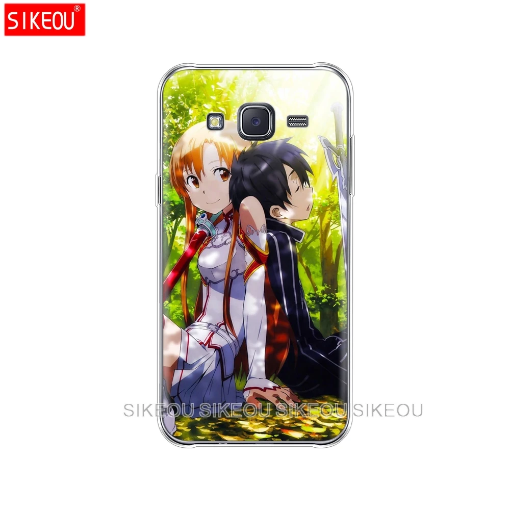 SIKEOU Sword Art Online SAO Japanese Anime silicone cover phone case for Samsung Galaxy J1 J2 J3 J5 J7 MINI 2016 2015 prime | Мобильные