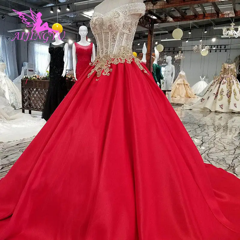 AIJINGYU Short Bride Dress China Western Bridal Gowns Plus Size USA Marriage Queen Sexy Women Front Gown Wed To Be Dresses | Свадьбы и