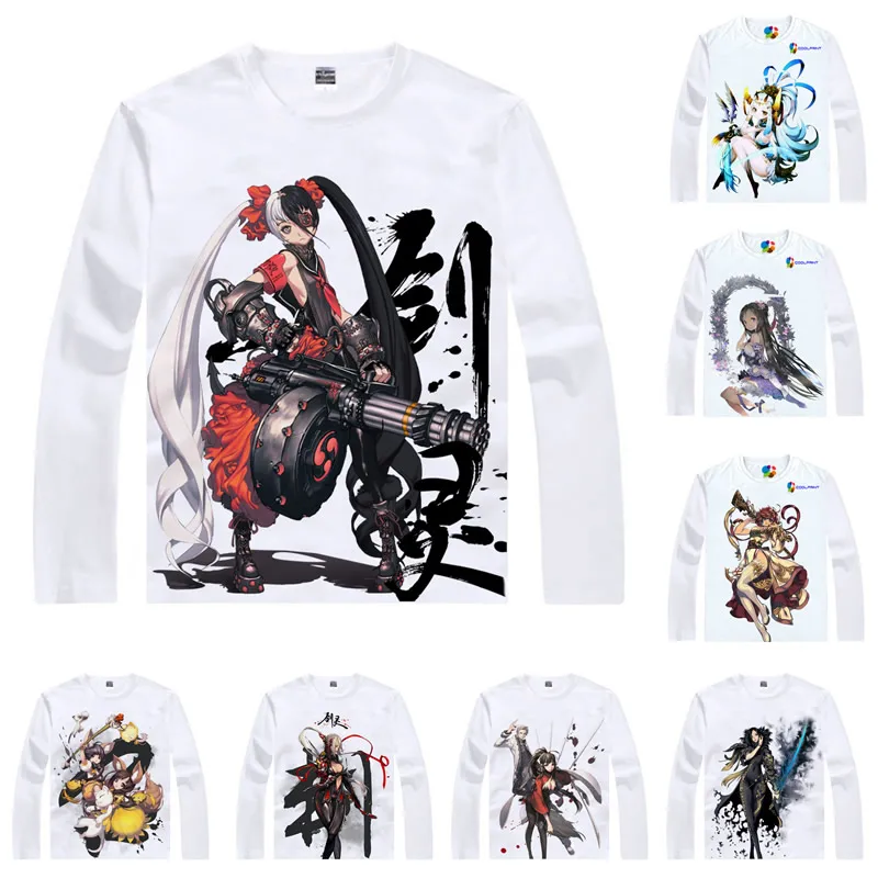 

Coolprint Anime Shirt Blade & Soul T-Shirts Multi-style Long Sleeve Pohwaran Jinsoyun, Jin Seo Yeon Cosplay Motivs Kawaii Shirts