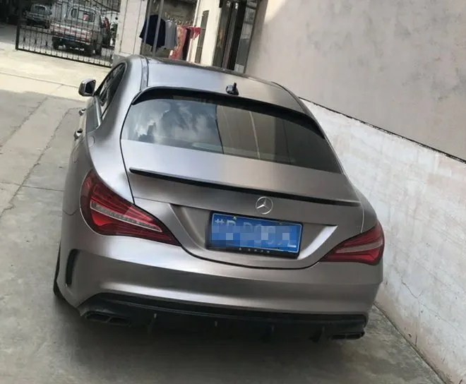 Спойлер для Benz CLA CLA45 W117 задний стеклянный верхний спойлер с крыльями AMG style 200 250 260