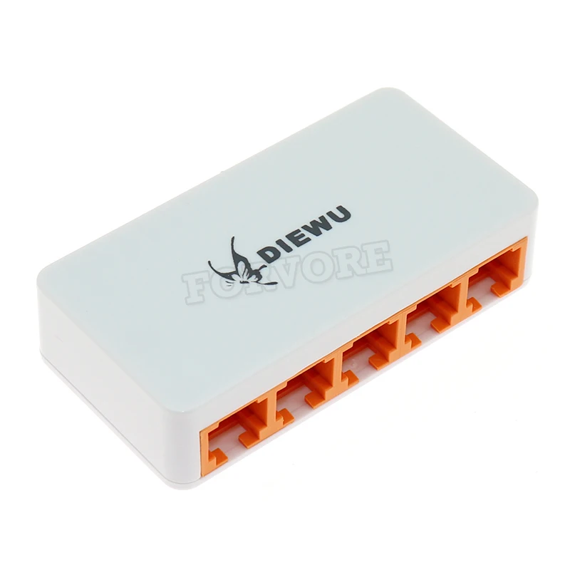 5 портов быстрый Ethernet RJ45 10/100 Мбит/с сетевой коммутатор концентратор настольный