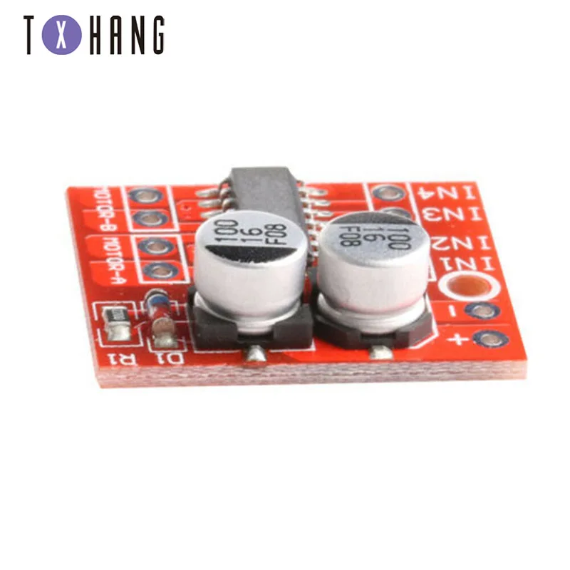 1 pc 2 channel DC Motor Driver Module Reversing PWM Speed Dual H Bridge Stepper Mini victory L298N | Электронные компоненты и