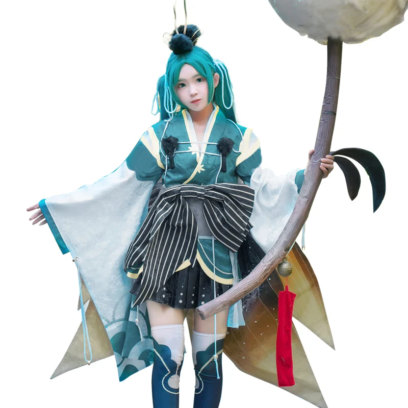 Кимоно для ролевых игр Onmyoji Hotaru Kei из новой кожи Женский костюм косплея