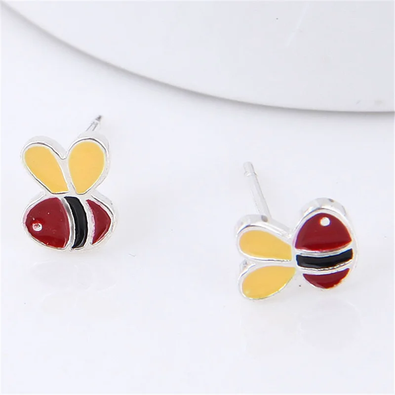 Cute Rabbit Earrings for Woman Sliver Color Metal Earring Korean Fashion Office/career Party Jewelry Girls Oorbellen | Украшения и