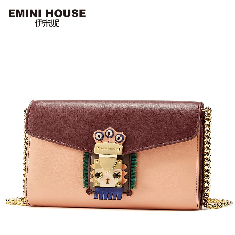 Сумка мессенджер Женская на цепочке из спилковой кожи|chain bag|crossbody bags for womenbags women |