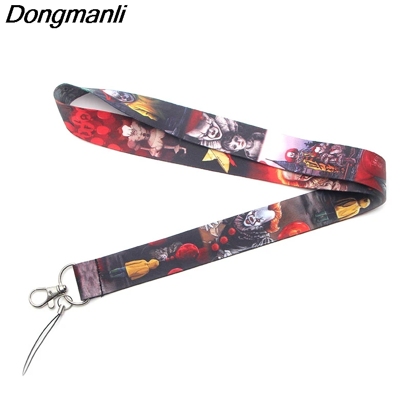 P2917 Dongmanli Stephen King's IT Lanyards для брелка для ключей ID Card Pass Gym, держатель для мобильного телефона USB, держатель для бейджа, висячий канат, Lanyard