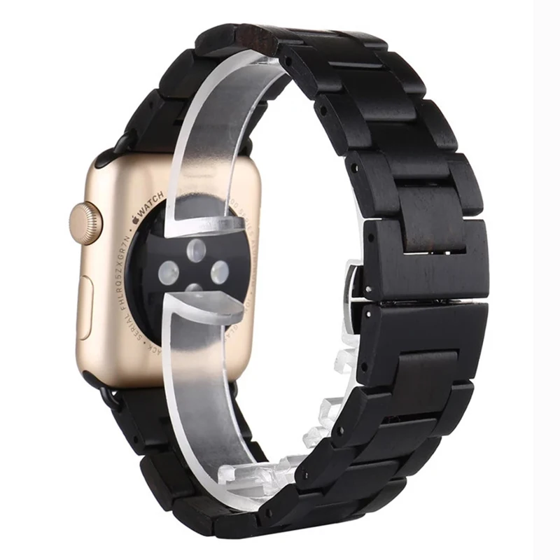 Новый высококачественный ремешок для часов деревянный 24 мм 42 Apple iwatch Series2 Смарт