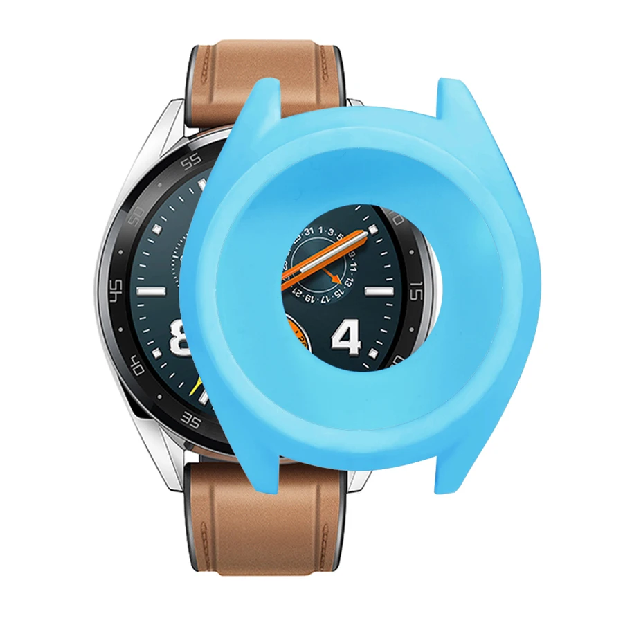 Защитный чехол для Huawei Watch GT/ GT Active силиконовый с полным покрытием защитные