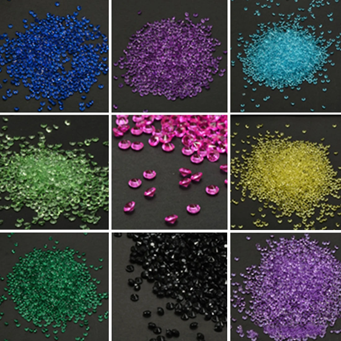 1000 штук фестиваль 4 5 мм акриловые кристаллы алмаза конфетти события партии