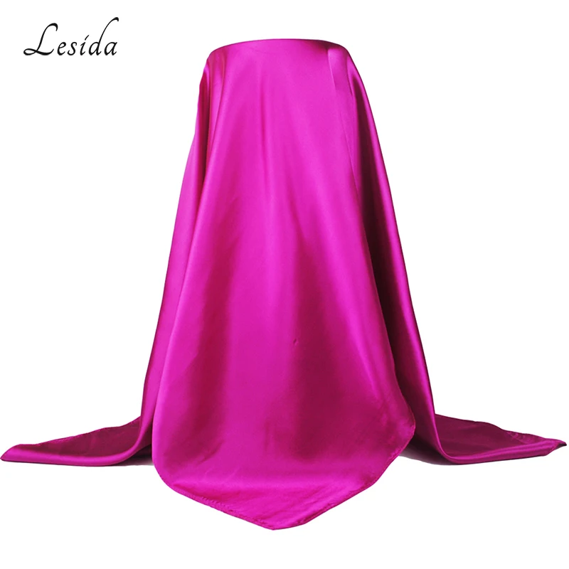 Шарф женский квадратный однотонный из шелка с бантом 90*90 см 9008|fashion shawls|cheap shawlsquare