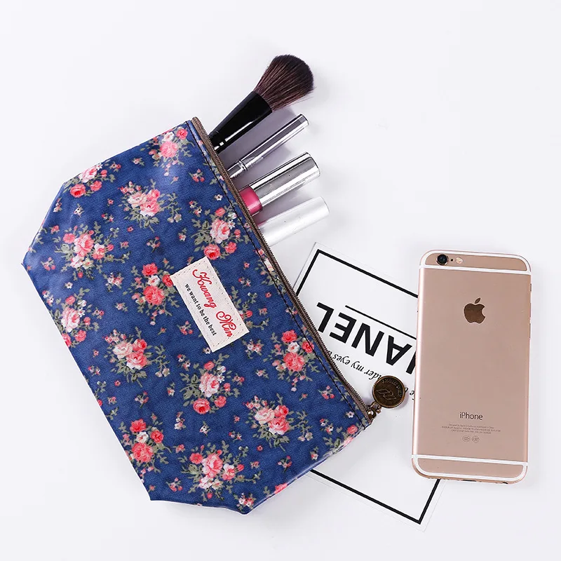 Косметички с цветочным узором милые косметички для путешествий женская сумка
