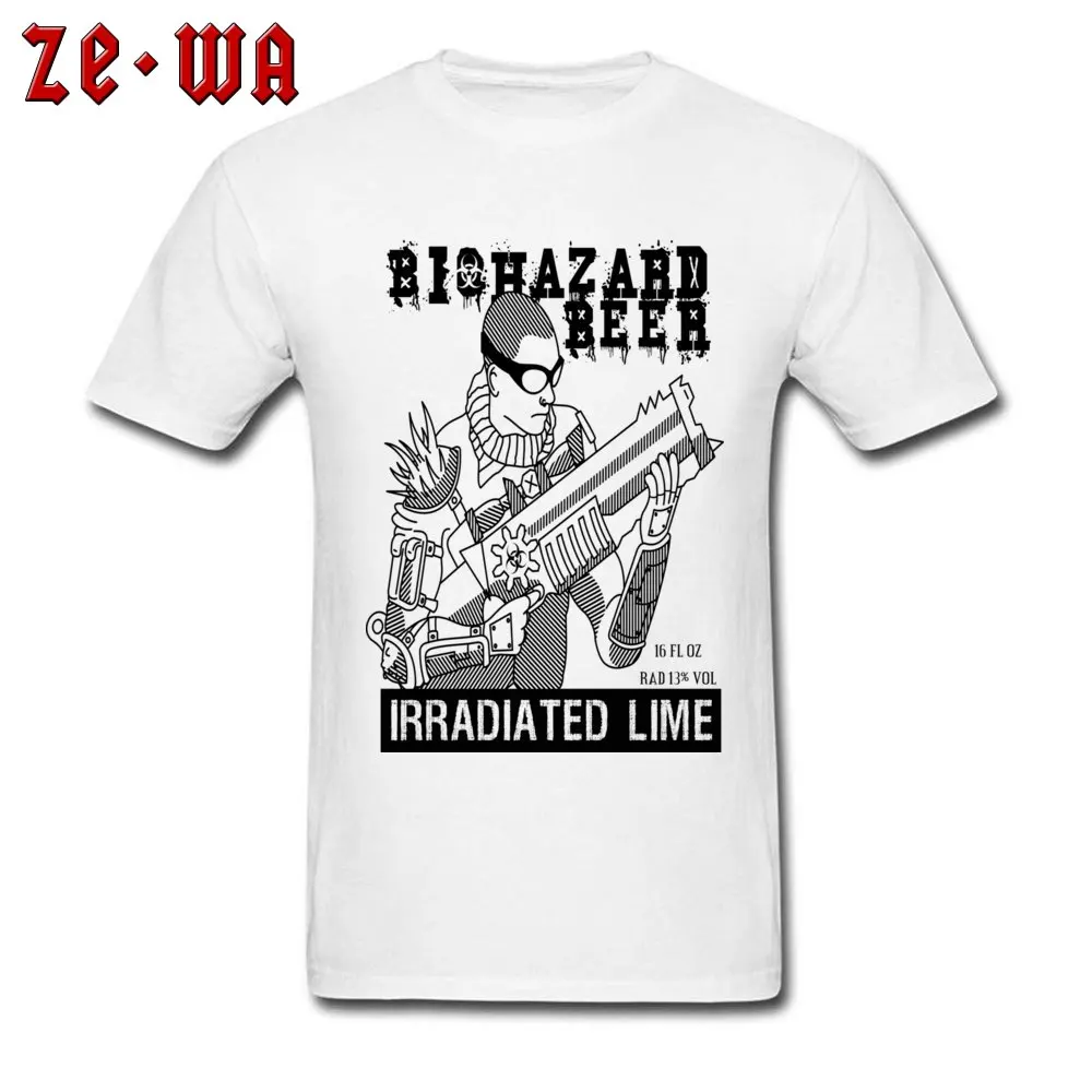 Biohazard Beer Top футболки с коротким рукавом для отдыха лето/осень Индивидуальные топы