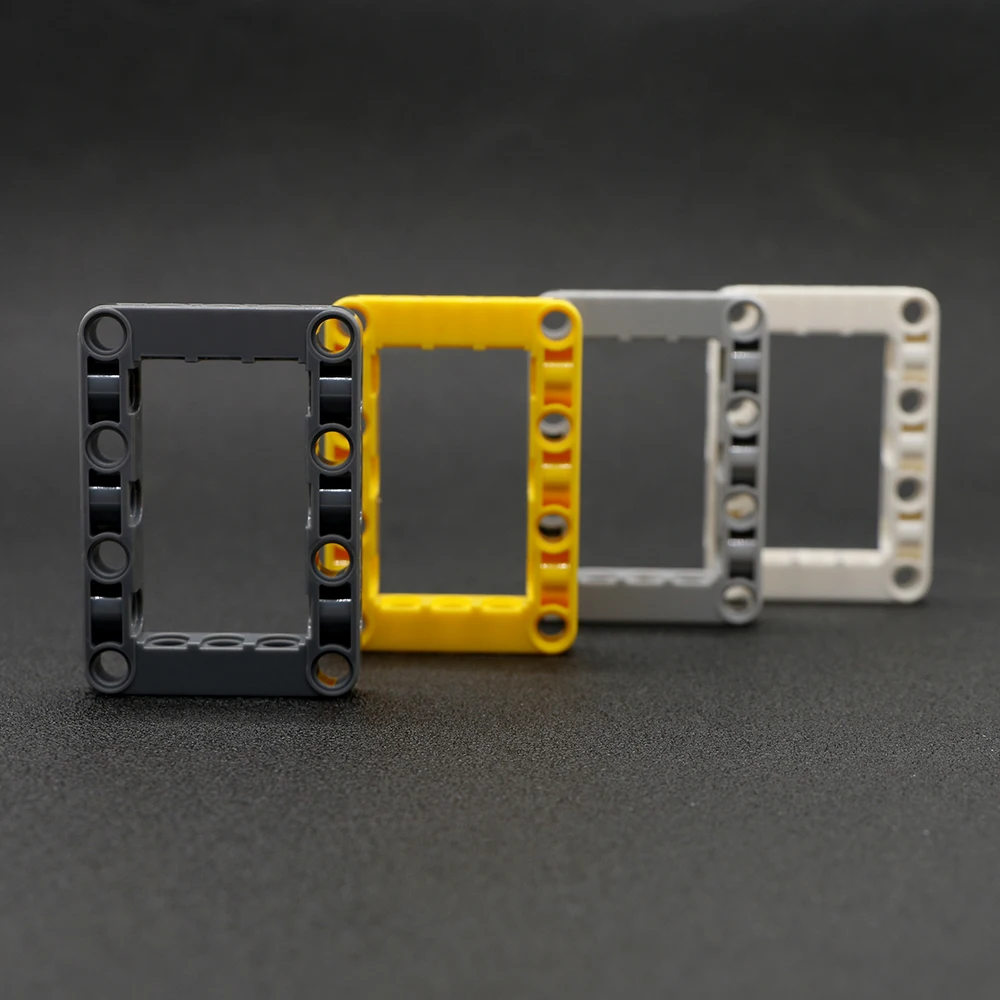 Технические строительные блоки детали рама MOC Liftarm отверстие для квадратного