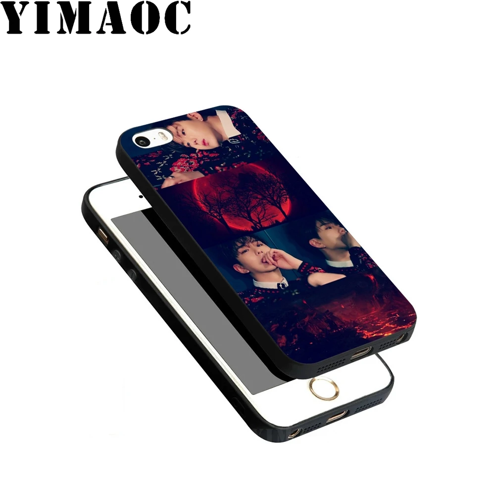 Мягкий силиконовый чехол YIMAOC Monsta X Band для iPhone 11 Pro Xr Xs Max или 10 8 7 6 6S Plus 5 5S SE |