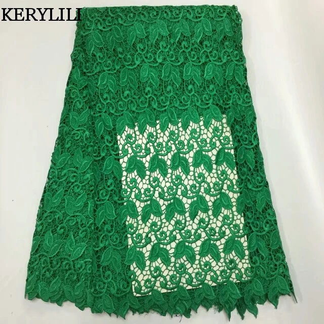 KER YLILI Orange Red New African Cord Lace Fabric High Quality Guipure Nigerian Wedding French 5Y KRL-5679 | Дом и сад