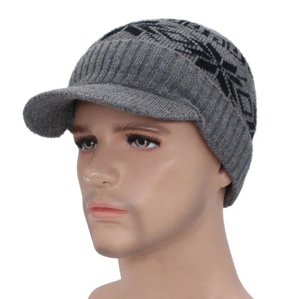 gray hat YOUBOME Skullies Beanies зимняя шапка бини для мужчин женщин вязаная шапка шарф мужской теплый шею толстый мужской кольцо зимняя шапка - Цвет: gray hat