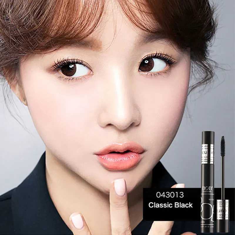 Classic Black 3 цвета, Очаровательная цветная тушь для ресниц, 3d волокно, Водостойкая тушь для ресниц, для наращивания ресниц, толстая, удлиняющая, черная, синяя, Подкручивающая, корейская косметика - Цвет: Classic Black