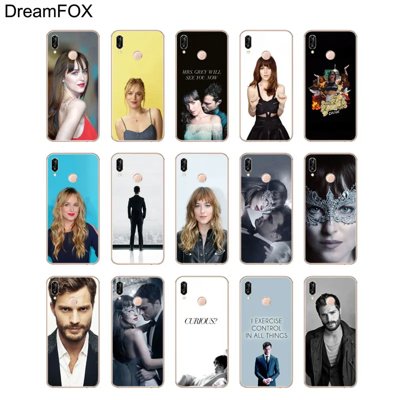 DREAMFOX M447 Дакота Джонсон Джейми Мягкий ТПУ силиконовый чехол для Huawei Honor 6a 6C 7X9 10 P20 P30