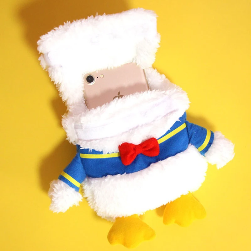Милый Плюшевый Рюкзак Disney с Дональдом Даком Kawaii Детский рюкзак набивным животным