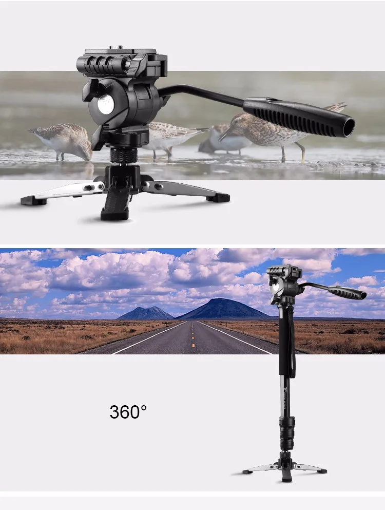 Штатив Weifeng WF-3958M WF 3958M штатив для камеры монопод для зеркальной камеры Портативные дорожные штативы с поддержкой штатива для ног