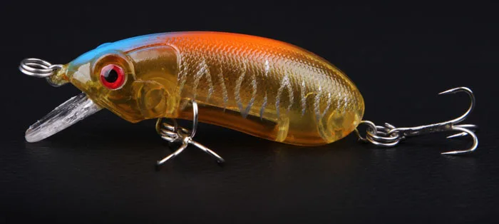 Anmuka 1pcs Minnow lure bait 8 colors hard 6cm 9.8g fishing perch freshwater sea | Спорт и развлечения
