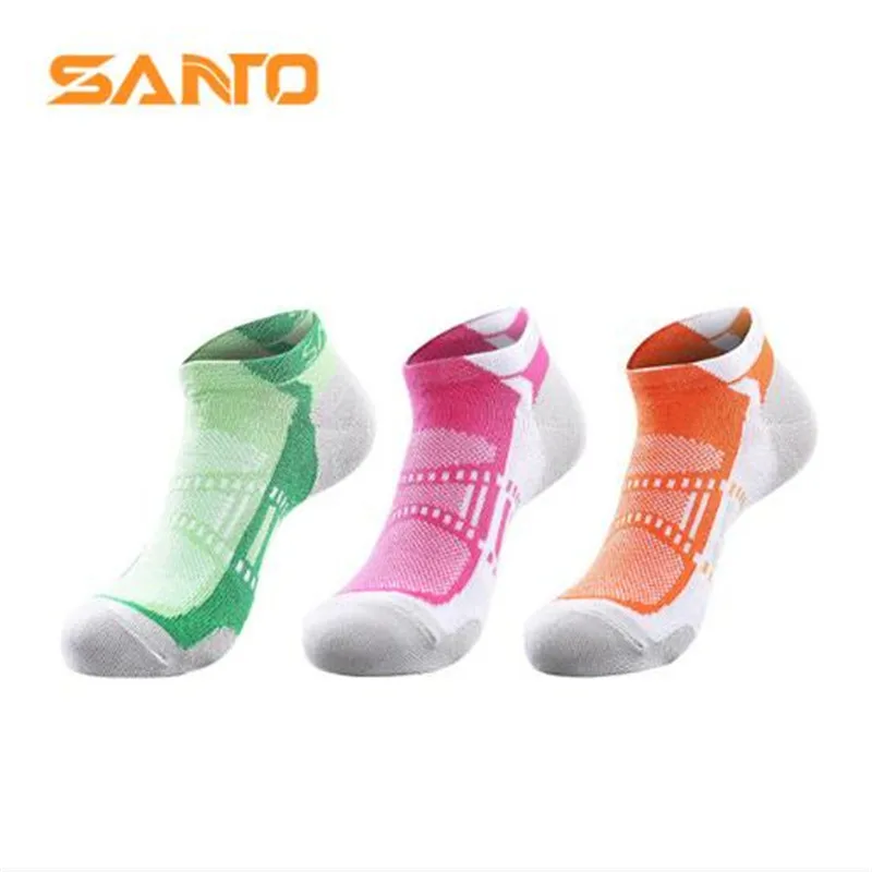 

Running Marathon Socks (3 Pairs/lot) SANTO/S057 Men Women Sports Socks 50% Coolmax Quick Dry Outdoor Hiking Socks
