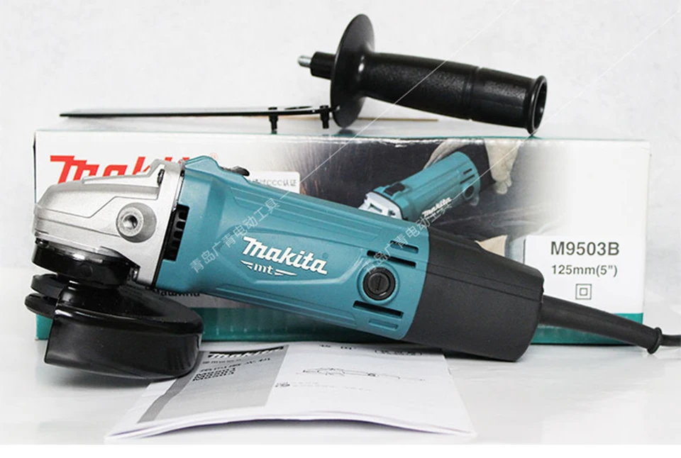 Японская угловая шлифовальная машина Makita M9508B/9503B/RB угловая шлифовальная машина 25 мм 720 Вт/570 Вт 11000 об/мин шлифовальная машина для резки металла полировщик