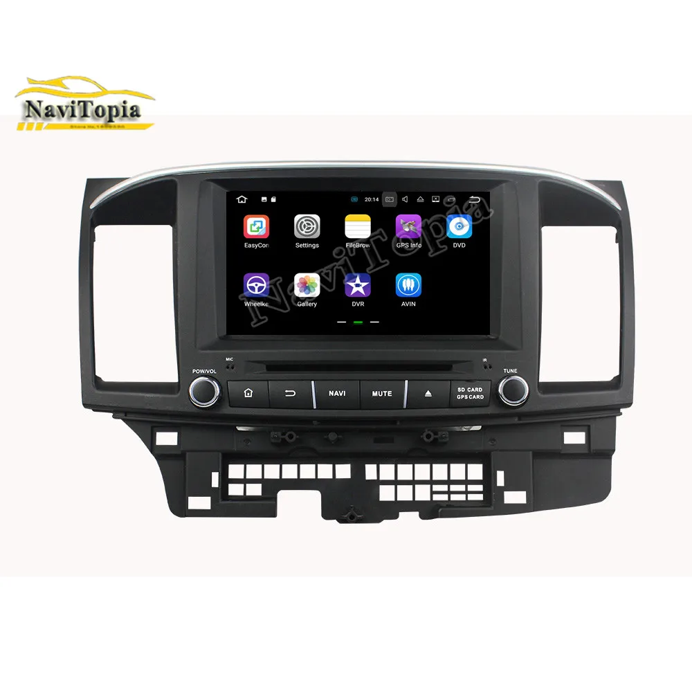 NAVITOPIA 8 дюймов Android 1 автомобильный DVD мультимедийный плеер для MITSUBISHI LANCER 2006-2012
