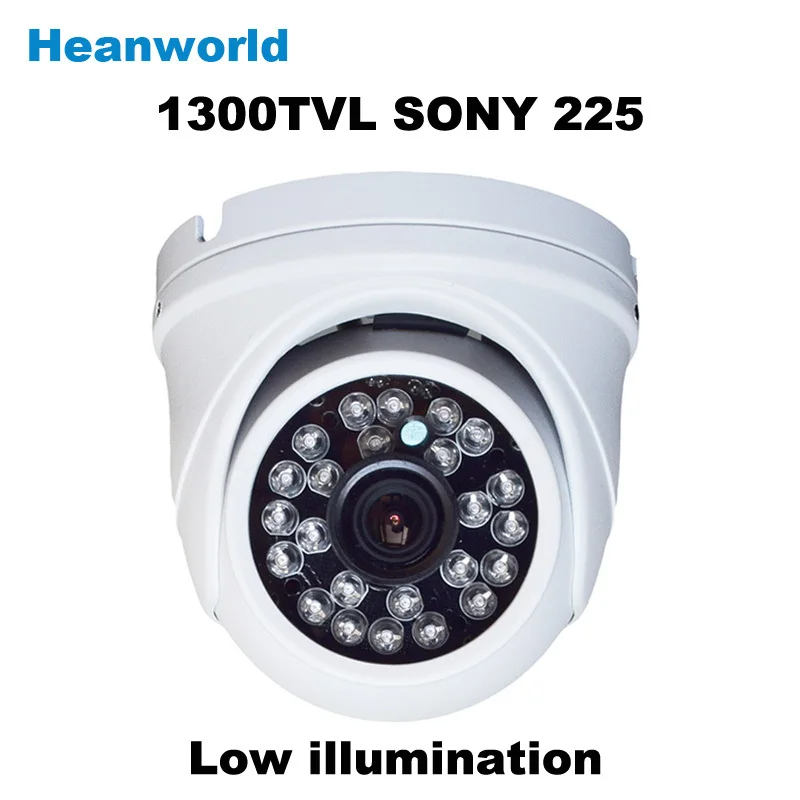 Heanworld Бесплатная доставка sony 1300TVL цветной CMOS датчик металлическая камера с