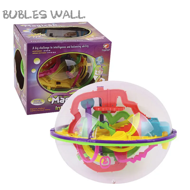 208 шагов 3D волшебный Интеллектуальный шар мраморная головоломка игра Perplexus