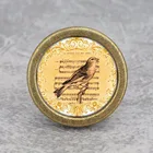 Ретро Птицы ручки для ящиков шкафаручной работы Шкаф Тянет Ручки Животное Кухня Ручка для шкафа мебельная фурнитура