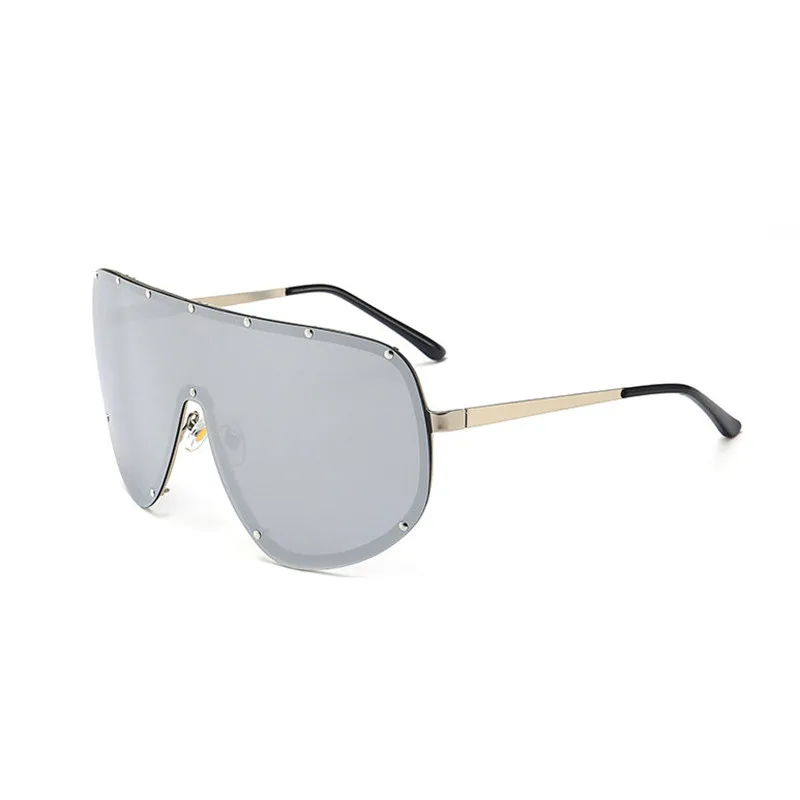 MINCL/поляризованные мужские и женские очки больших размеров цельные черные