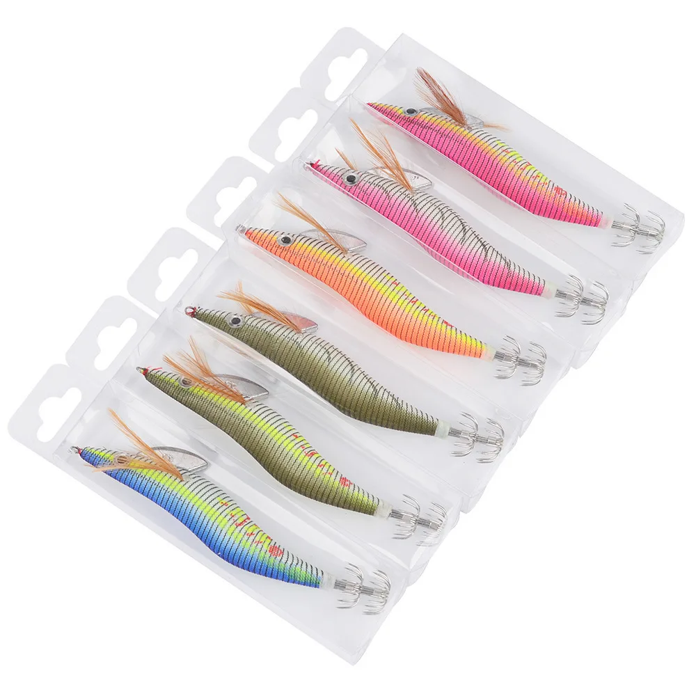 

Fishing Accessories Lure Hard Bait 130mm/19g 3.5# Hooks Wood Shrimp Prawns Sea Fishing Sinking Bait Artificial Hard Bait Tackle