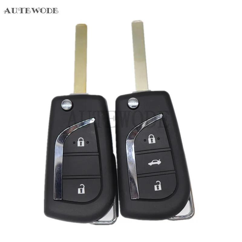 Чехол для дистанционного ключа AUTEWODE Toyota Levin Camry Reiz Highlander Corolla 2/3 чехол с откидной