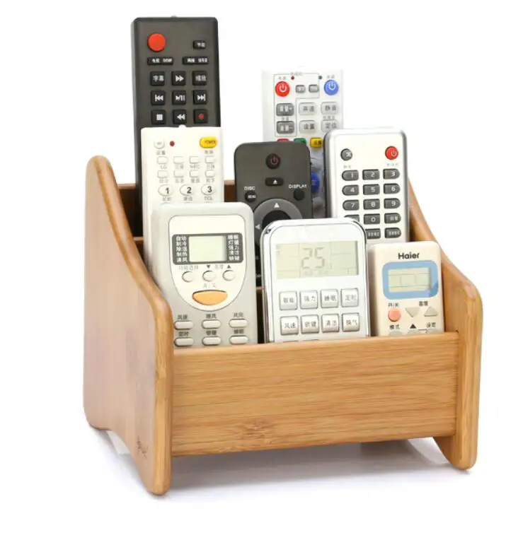 Дубовый стол держатель пульта дистанционного управления Организатор Дома или