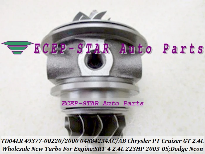 Турбокартридж CHRA TD04LR 49377 00220 00200 04884234AC AB для Chrysler PT Cruiser GT Dodge Neon SRT 4 03 05 EDV 2.4L|turbo